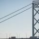 Vehicles travel across the Ambassador Bridge that connects Detroit and Windsor, Canada on November 8, 2021 in Detroit, Michigan